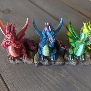 🐲 Hear, See, Speak No Evil Dragon Statues 🐲